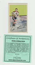 Load image into Gallery viewer, 1952-53 Pete Conacher #33 Signed Hockey Card w/ COA
