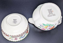 Load image into Gallery viewer, Copeland Spode - Chinese Rose - Creamer &amp; Sugar Bowl
