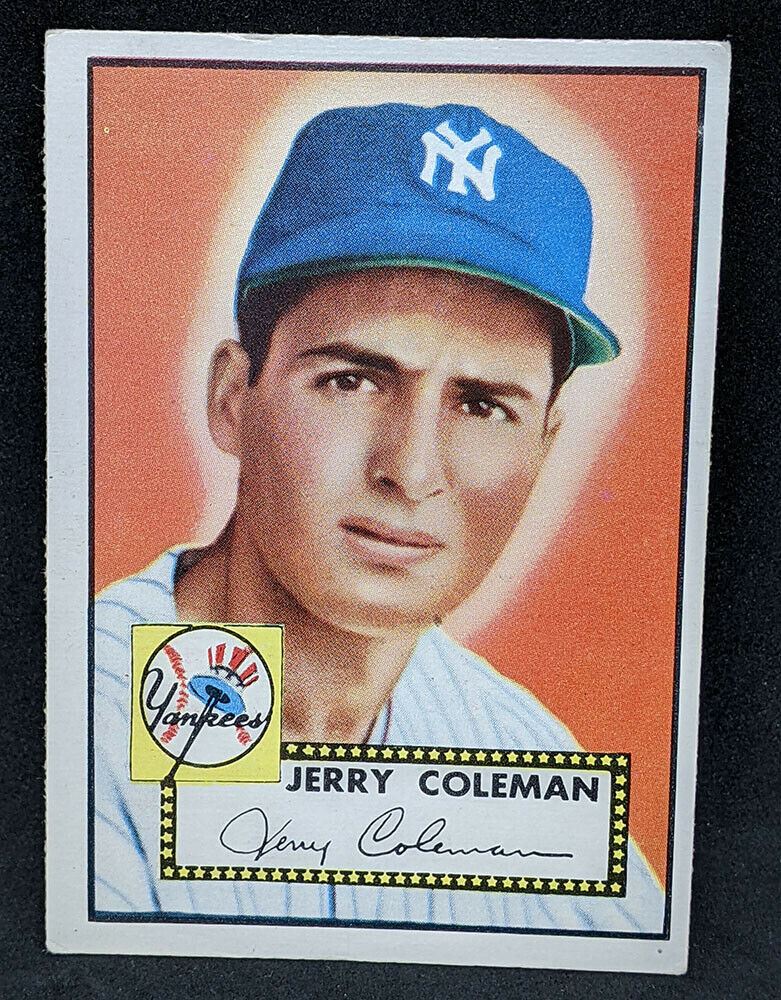 1952 TOPPS Baseball Card - #237 - Jerry Coleman - VG