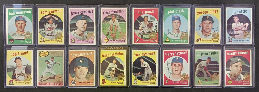 2008-1959 Topps Heritage 50th Anniversary Buy Back (30 Cards Lot) #3