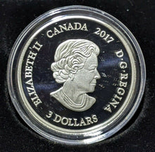 Load image into Gallery viewer, 2017 Canada $3 Fine Silver Coin - Zodiac Series - Cancer - Swarovski - RCM
