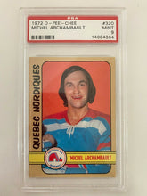 Load image into Gallery viewer, PSA Graded Mint 9  1972 O-pee-chee Michel Archambault Hockey Card #320
