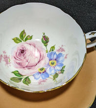 Load image into Gallery viewer, PARAGON, Double Warrant Fine Bone China Teacup &amp; Saucer - Peach &amp; Cabbage Rose

