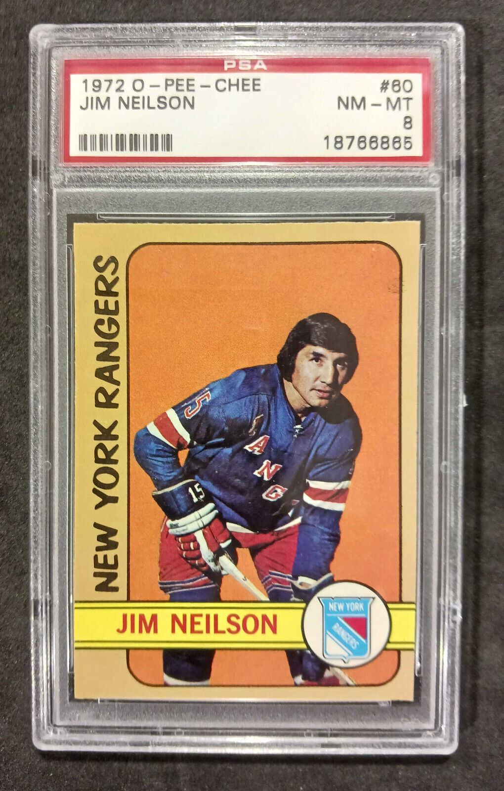 1972 O-Pee-Chee Jim Neilson #60 PSA NM-MT 8, 18766865