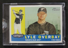 Load image into Gallery viewer, 2009 Topps Heritage Toronto Blue Jays #36 Lyle Overbay No Back COA 1/1
