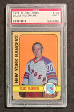 Load image into Gallery viewer, 1972 O-Pee-Chee Gilles Villemure #132 PSA NM 7, 12447580
