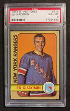 Load image into Gallery viewer, 1972 O-Pee-Chee Ed Giacomin #173 PSA NM-MT 8
