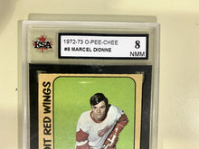 Load image into Gallery viewer, 1972-73 O-PEE-CHEE #8 MARCEL DIONNE KSA: NMM 8
