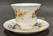 Load image into Gallery viewer, PARAGON Flower Festival Bone China Tea Cup &amp; Saucer
