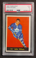 Load image into Gallery viewer, 1960 Parkhurst John Wilson #14 PSA EX 5 Hockey Card
