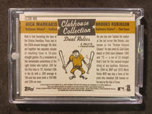 Load image into Gallery viewer, 2009 Topps Heritage CH Dual Relics CCDR-MR 28/60 Nick Markakis, Brooks Robinson
