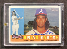 Load image into Gallery viewer, 2009 Topps Heritage Clubhouse ROA-BB Blue Ink Signed Brian Barton
