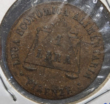 Load image into Gallery viewer, Firenze, Italy 1 Lira Token Coin - Utilita Generale
