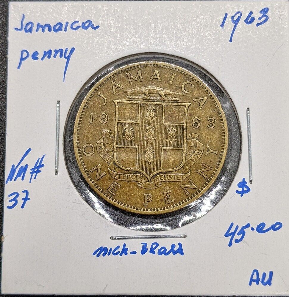 1963 Jamaica One Penny Coin