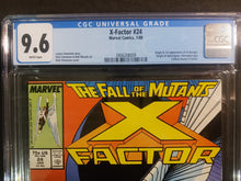 Load image into Gallery viewer, CGC 9.6 White Pages Graded X-Factor #24 Marvel Comics, 1/88
