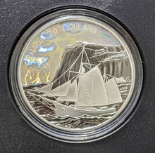 Load image into Gallery viewer, 2006 Canada $20 Holographic Fine Silver Coin - Tall Ships - The Ketch - By RCM
