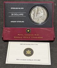 Load image into Gallery viewer, 2005 Canada $30 Sterling Silver Coin - The Totem Pole - By RCM
