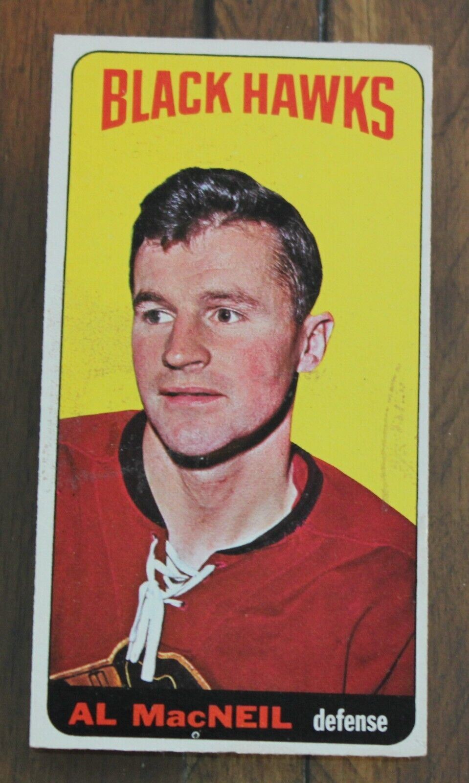 1964 Topps Al MacNeil #26 Hockey Card, EX-MT Tall Boy