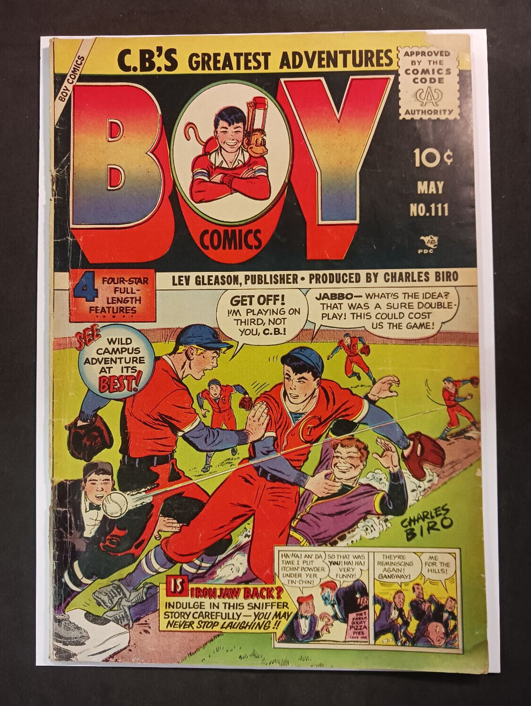1955 Boy Comics Illustories No. 111 Lev Gleason