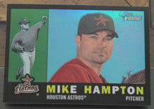 Load image into Gallery viewer, 2009 Topps Heritage Chrome Mike Hampton Black Refractor SSP 17/60 CHR122
