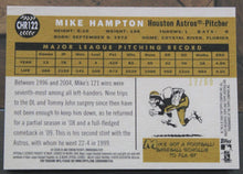 Load image into Gallery viewer, 2009 Topps Heritage Chrome Mike Hampton Black Refractor SSP 17/60 CHR122
