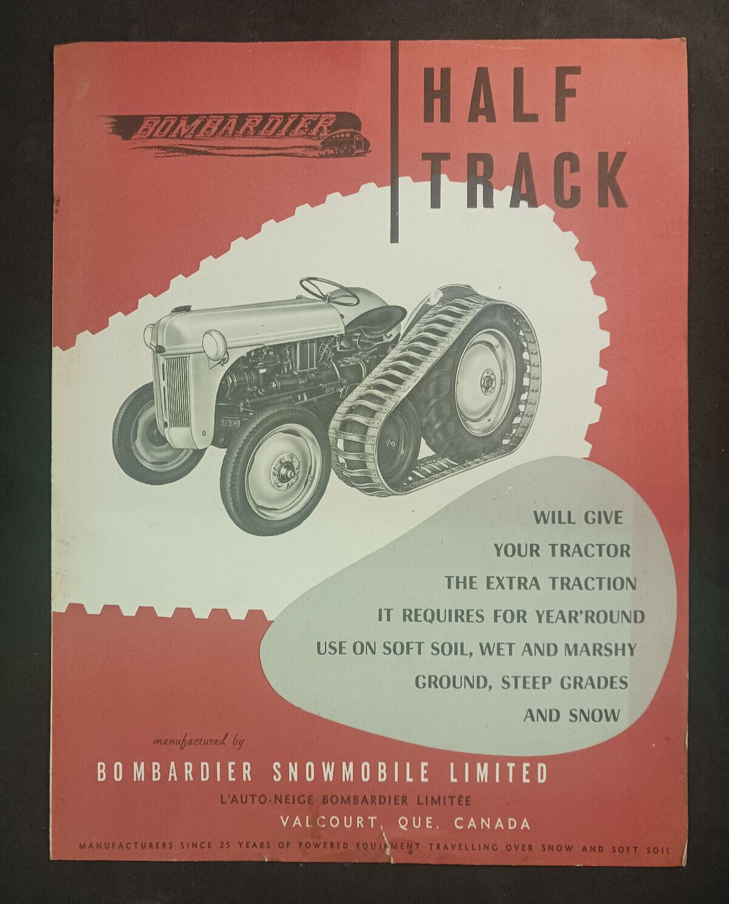 Bombardier Half Track Brochure