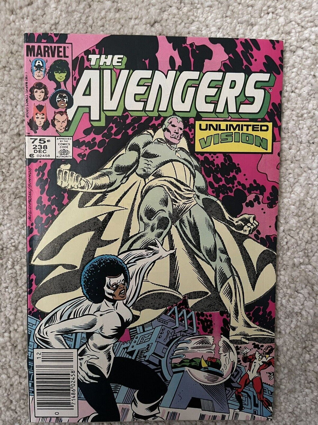 The Avengers #238 1983 CDN Newsstand