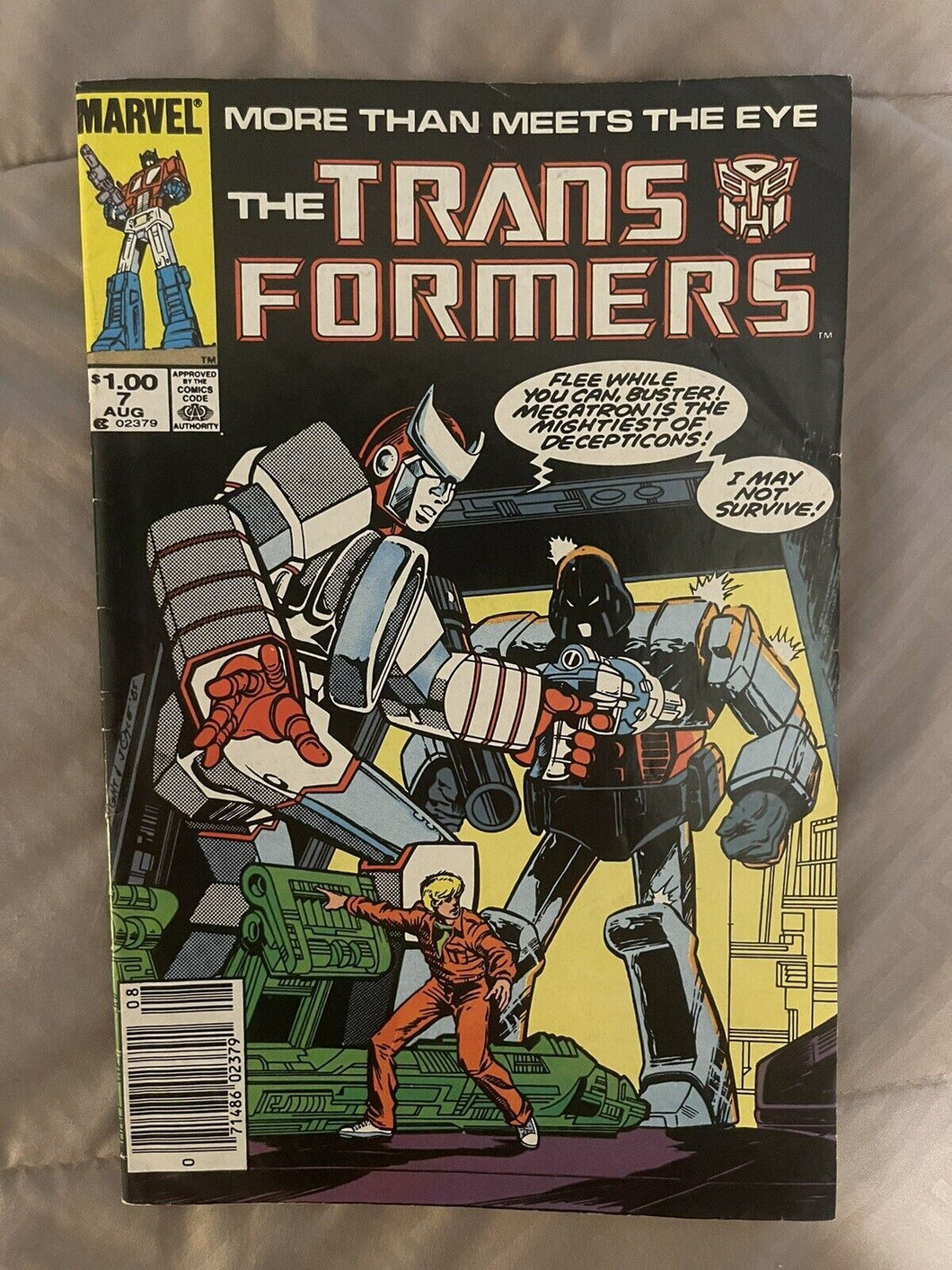 The Transformers #7 (Aug 1985) Marvel Comics CDN Newsstand