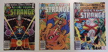 Load image into Gallery viewer, 1981 Marvel Comics Doctor Strange #49,50 and 51 Lot Newsstand
