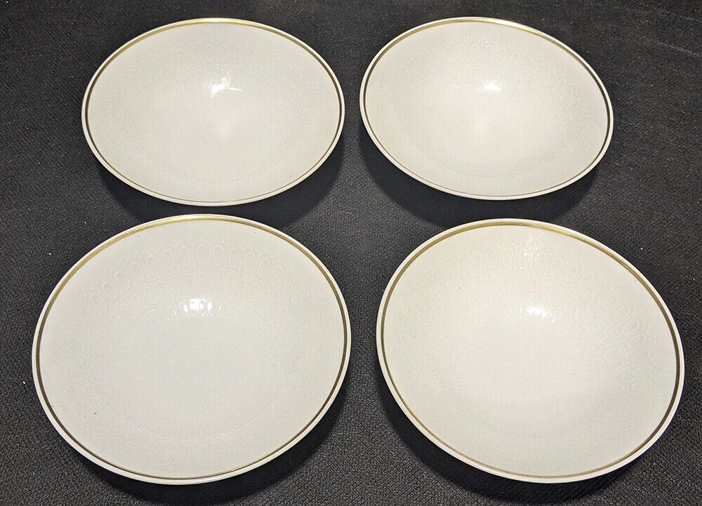 4 Vintage Porcelain Shallow Bowls - Classic Rose by Rosenthal Group - Germany