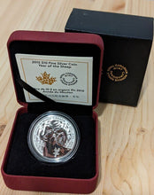 Load image into Gallery viewer, 2015 Canada .9999 Fine Silver $10 Coin - Year of the Sheep
