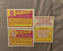 Load image into Gallery viewer, WWF O Pee Chee cards #7 Bundy, #8 Heenan, #11 Ringside
