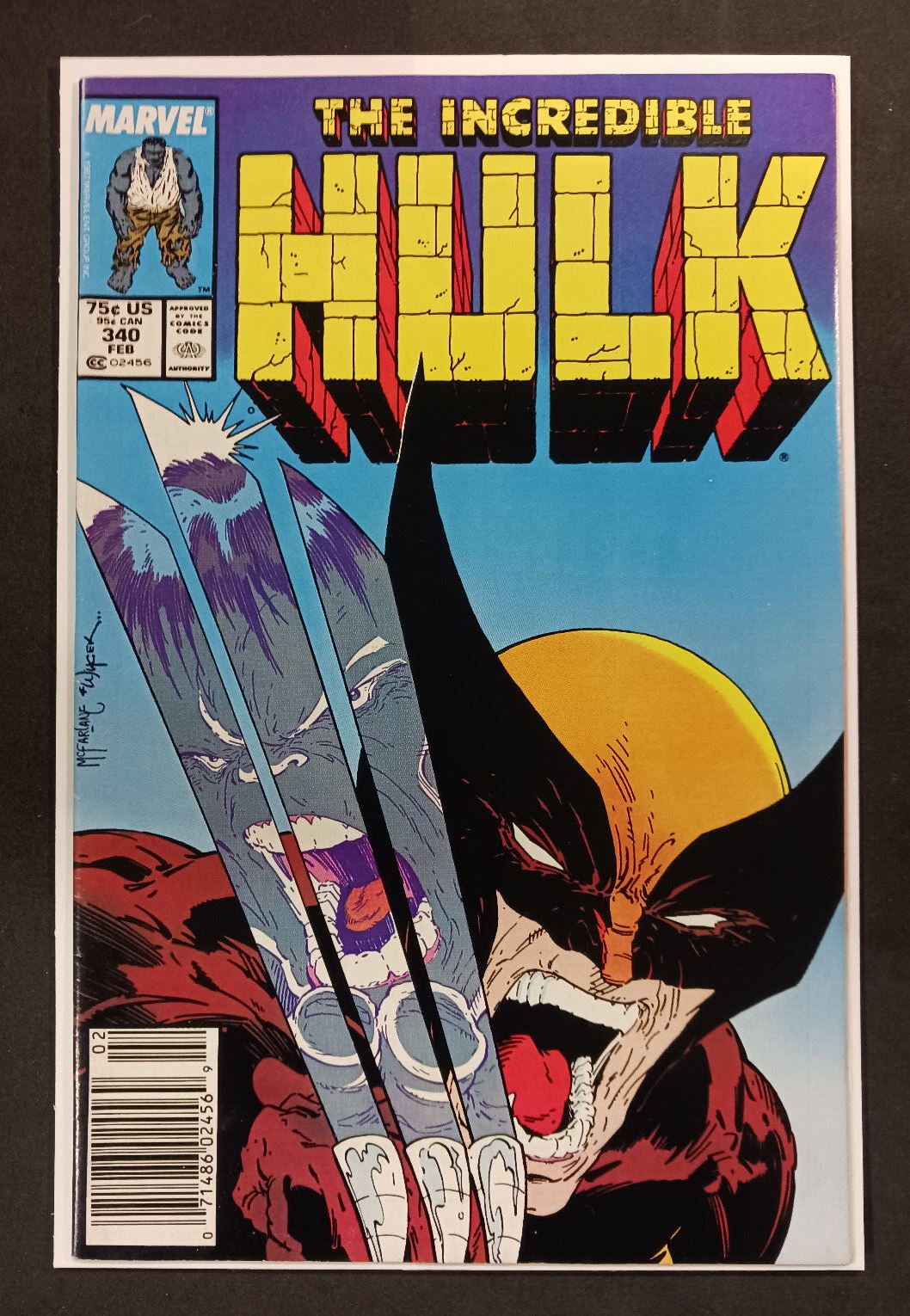 1987 Marvel Comics The Incredible Hulk #340