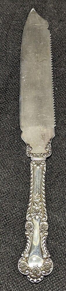 Solid Sterling Silver Cake Saw by Gorham - Cambridge Pattern