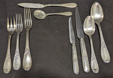 Load image into Gallery viewer, Silver Plate Flatware Place Setting For 8 - Believe To Be Christofle - 72 Pieces
