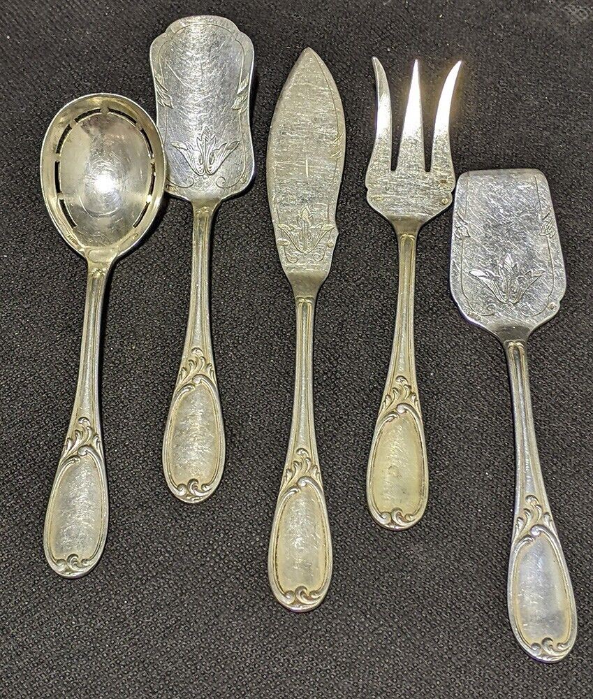 5 Silver Plate Small Serving Pieces - Believe To Be Christofle