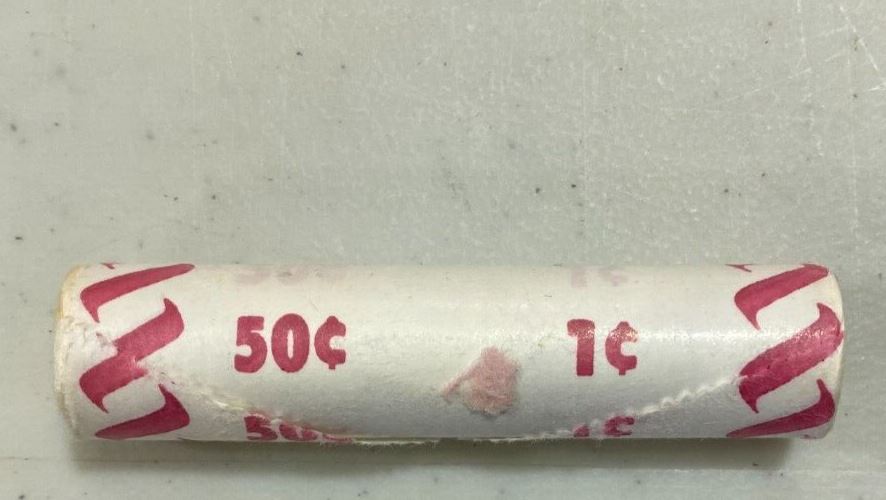 1978 Canadian Penny Bank Roll Bu Red