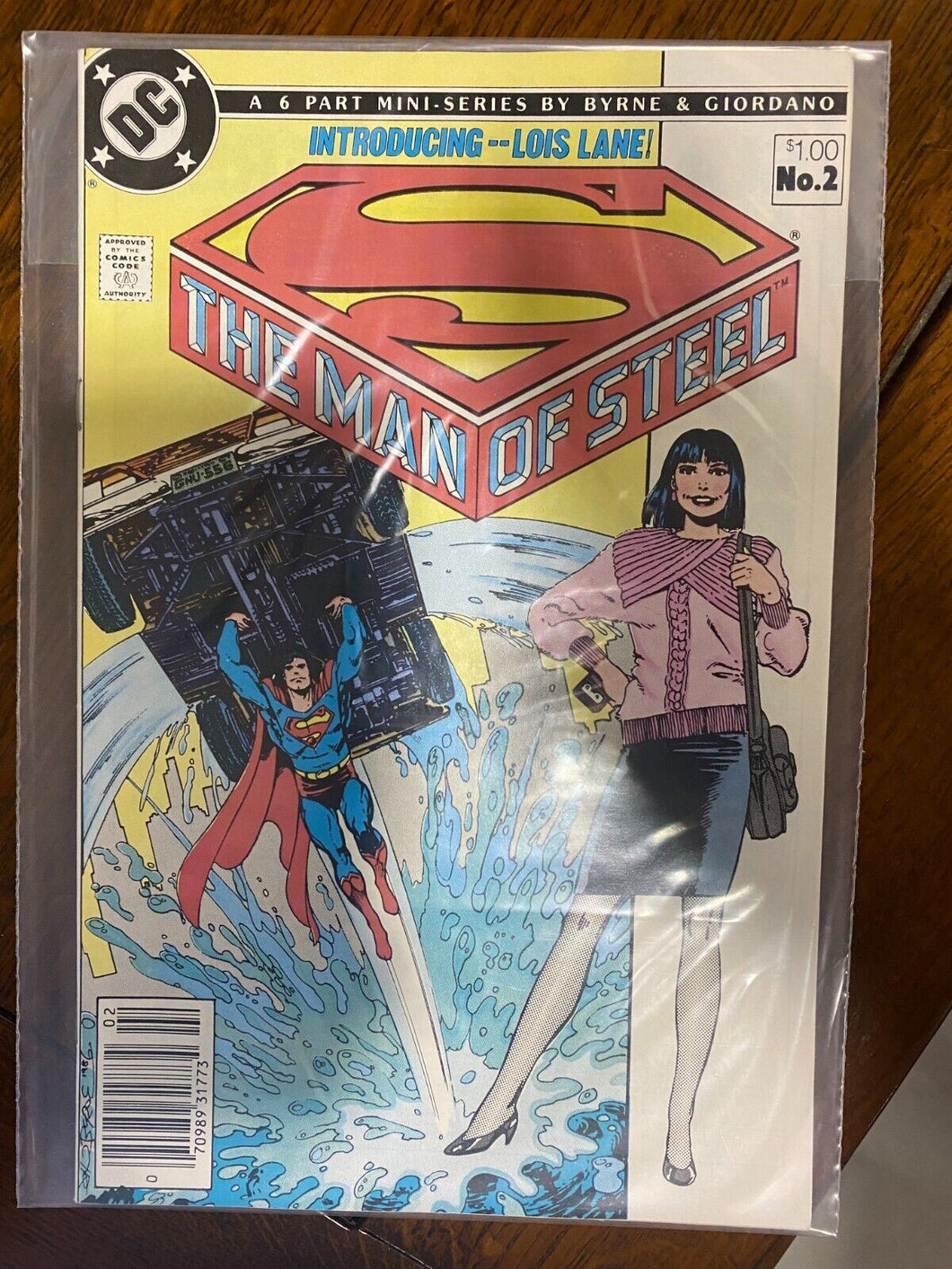 1986 DC Comics Superman The Man of Steel Issue 2 Introducing Lois Lane CPV