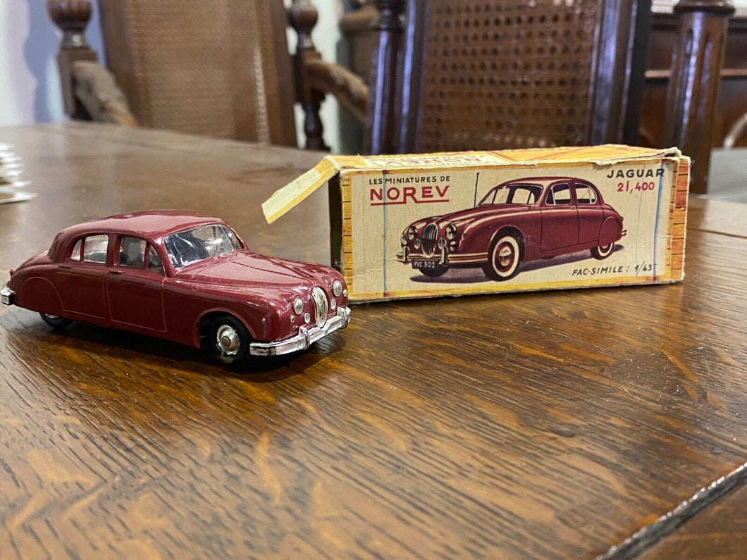 1/43 Les Miniatures De Norev Jaguar with Box Car Near Mint condition
