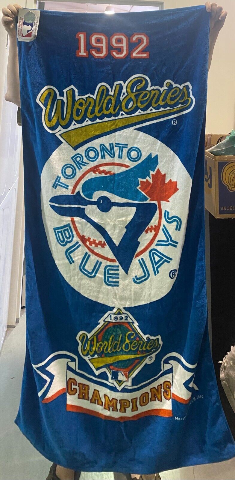 1992 World Series Toronto Blue Jays Champions Towel Merchandise
