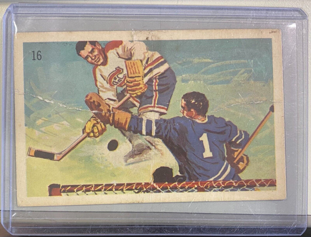 1962 Wheaties Geoffrion Equels Rockets Record #16