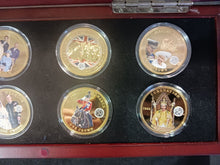 Load image into Gallery viewer, Queen Elizabeth II Crowning Moments Box Set 8-coins Bradford Exchange
