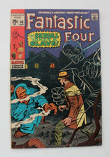 Load image into Gallery viewer, Fantastic Four #90 (September 1969) Marvel Comics in VF 7.0 Shape
