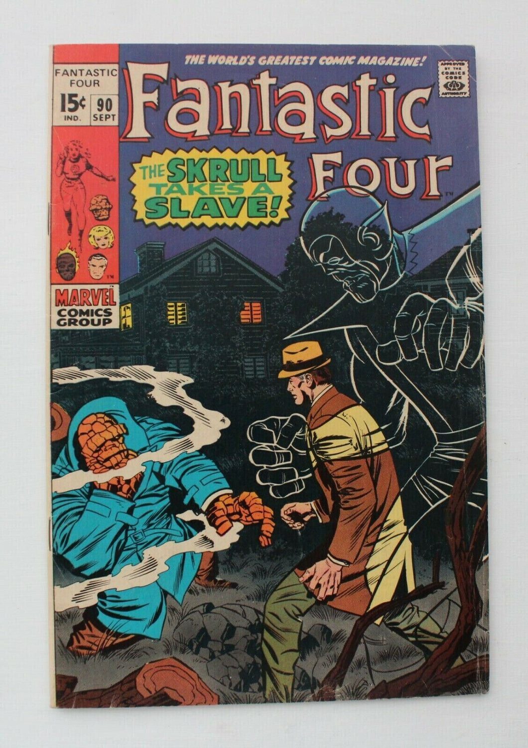 Fantastic Four #90 (September 1969) Marvel Comics in VF 7.0 Shape
