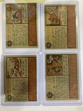 Load image into Gallery viewer, 2011 Topps Heritage 50th Anniversary 1962 Buybacks Lot #3 (4 Cards)
