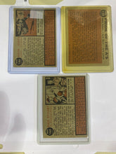 Load image into Gallery viewer, 2011 Topps Heritage 50th Anniversary 1962 Buybacks Lot #2 (3 Cards)
