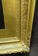 Load image into Gallery viewer, Large Gold Tone Frame With Mans Portrait Painting - As Is
