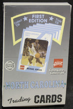 Load image into Gallery viewer, 1989 North Carolina Collegiate Collection Coca Cola 1st Edition Box, Jordan
