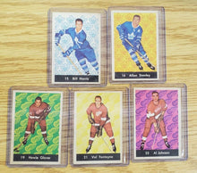 Load image into Gallery viewer, 1962 Parkhurst Hockey Card Lot of 5 Cards VG-EX

