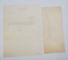 Load image into Gallery viewer, 1948 Military Letter to Gen. Partridge Department of the Air Force w/ Envelope
